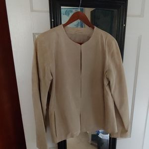 Suede blazer EUC